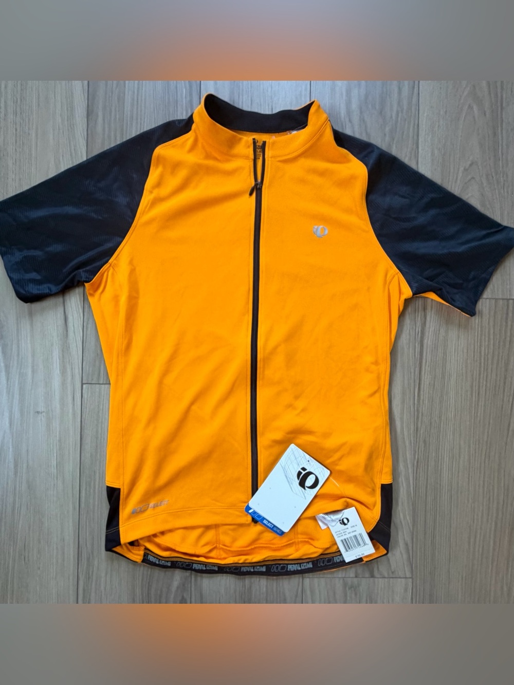Pearl Izumi Attack Men’s Short Sleeve Cycling Jersey - Orange/Black M